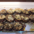 El cooksnap de Teresita Felíz cuando hizo Berenjenas al horno con tomate y queso.