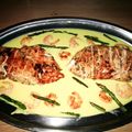 El cooksnap de Diego Lopez Fernandez cuando hizo Pechuga de pollo en crema de mango.