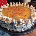 El cooksnap de hoskar13 cuando hizo Tarta de yema tostada y moka .