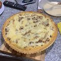 El cooksnap de Paulette Williamson Aballay cuando hizo Quiche de pollo con champiñón.