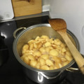 El cooksnap de Toni y Amparo cuando hizo Mermelada de melocotón.