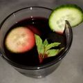 Fatima Rais's cooksnap of when they made Mint and cucumber Zobo drink.