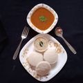 Pooja Vora's cooksnap of when they made ઈડલી સાંભાર (Idli Sambhar Recipe In Gujarati).