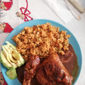 El cooksnap de Aritz cuando hizo Moro de guandules con coco Dominicano.