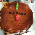 El cooksnap de Rocío TN cuando hizo Tarta de turrón y queso.