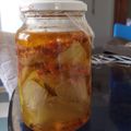 El cooksnap de Celeste Lopardo cuando hizo Berenjenas al escabeche.