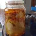 El cooksnap de Celeste Lopardo cuando hizo Berenjenas al escabeche.