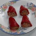El cooksnap de Luz cuando hizo Pimientos del piquillo rellenos.