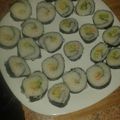 El cooksnap de anna cuando hizo Sushi maki.
