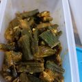 Usha Rani का कुकस्नैप जब उन्होंने मसाला भिंडी  (masala bhindi recipe in Hindi) बनाया था।