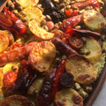 El cooksnap de @tesa.cuina cuando hizo Arroz al horno con chorizo de Asturias y longanizas de Ontinyent.