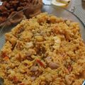 El cooksnap de Candela Casass cuando hizo Arroz con calamares.