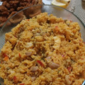 El cooksnap de Candela Casass cuando hizo Arroz con calamares.
