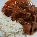 El cooksnap de Ana Beth Espinoza López cuando hizo Trocitos de res en salsa de tomate.