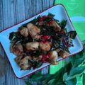 Cooksnap dari Dapoer-94 untuk resep Ayam Tangkap Aceh || Ayam Goreng dgn Daun Kari