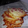 El cooksnap de isa24 cuando hizo Piruletas de queso con virutas de jamón.
