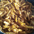 El cooksnap de DelicIANNcook cuando hizo Macarrones con nata, tomate, canela y chorizo.