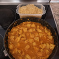 El cooksnap de Raquel cuando hizo Pollo al curry.