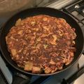 El cooksnap de Bruno Georgiosco cuando hizo Tortilla de papa.