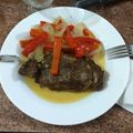 El cooksnap de Pablo Diego cuando hizo Carne al horno con vegetales.