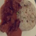 MOMMY DAUGHTER KITCHEN's cooksnap of when they made Vegetable fried Rice with Chicken Shashlik.