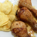 El cooksnap de Marieta cuando hizo Jamoncitos de pollo al horno con miel y mostaza antigua.