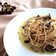 il MammaVanna quando ha preparato Spaghetto quadrato con crunch di funghi e nocciole in crema di pecorino abruzzese