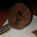 El cooksnap de Luciana Gregorini cuando hizo Volcán de chocolate saludable al microondas.