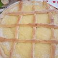 El cooksnap de Ludmi Basilio cuando hizo Pasta frola de crema pastelera.