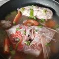 Cooksnap Aisya Mazri semasa beliau membuat Sup Ikan Merah Gerenti Sedap & Senang.