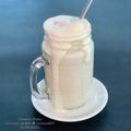 Cooksnap Sesimple Loralin semasa beliau membuat Coconut Shake.