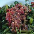 Cooksnap dari KaFaBiZaYa's Mom untuk resep Brambang Asem/Rujak kangkung