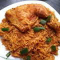 صورة من وصفات أم أنس، شاركها بعد تجربة وصفة كبسه حمرا مع دجاج مشوي