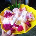 Cooksnap của Thu Mèo khi họ làm theo món Sữa chua trái cây và các loại hạt