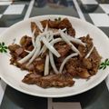 潘俊霖的(簡單料理) 的 洋蔥炒鹹豬肉 cooksnap