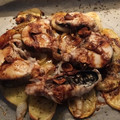 El cooksnap de Susana cuando hizo Merluza a la gallega.