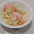 El cooksnap de Scheryl Judith Camacho Adriano cuando hizo Ensalada de rabanito con pepino.