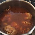 El cooksnap de Angie cuando hizo Menudo estilo Jalisco.