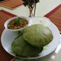 Heena Hemnani का कुकस्नैप जब उन्होंने पालक पूरी बनाया था।