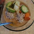 KattyeNieto's cooksnap of when they made Mexican Meatball soup aka Sopa de Albondigas.