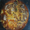 El cooksnap de antonio cuando hizo Caldereta de conejo con patatas.