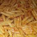 El cooksnap de Pili Ramos Torres cuando hizo Macarrones con salchicha y tomate.