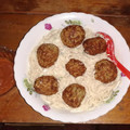 El cooksnap de ircia de mejia cuando hizo Espagueti cremoso con albóndigas y refresco de Marañón.