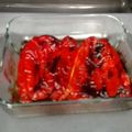 El cooksnap de Sonia cuando hizo Pimientos asados.