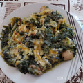 El cooksnap de lourdes cuando hizo Muslos de pollo con espinacas y queso.