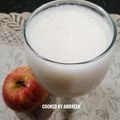 Ambreen Mehmood's cooksnap of when they made Apple Shake 🍎🥛🧊🥛🍎.