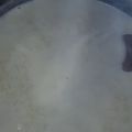 El cooksnap de Andrés Apt cuando hizo Arroz con leche casero.