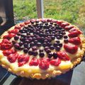 El cooksnap de Lore cuando hizo Tarta de frutillas y arándanos.