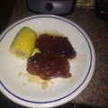 1supergirl's cooksnap of when they made Glazed Pork Chops.