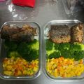 รูป Cooksnap ของ Mo Sorasak เมื่อเขาทำ ข้าวไรซ์เบอร์รี่ ปลาย่าง ผักรวม บร็อกโคลี